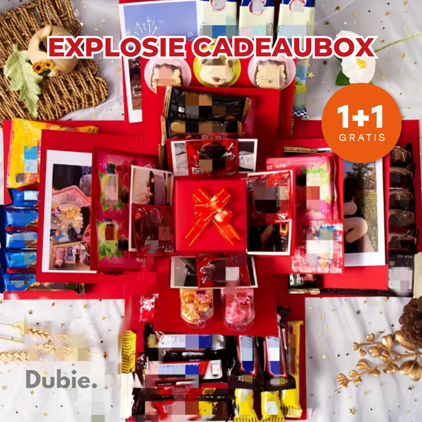 Explosie Cadeaubox | 1+1 Gratis