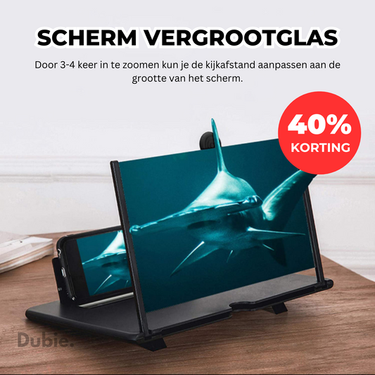 Scherm Vergrootglas | 40% Korting 